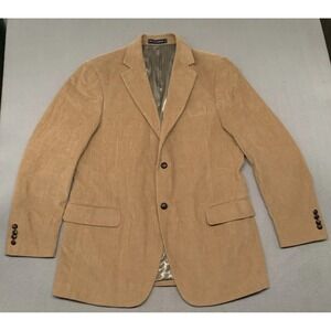 DOCKERS Mens Corduroy Blazer Sport Coat Casual Jacket Size 42R 100% Cotton